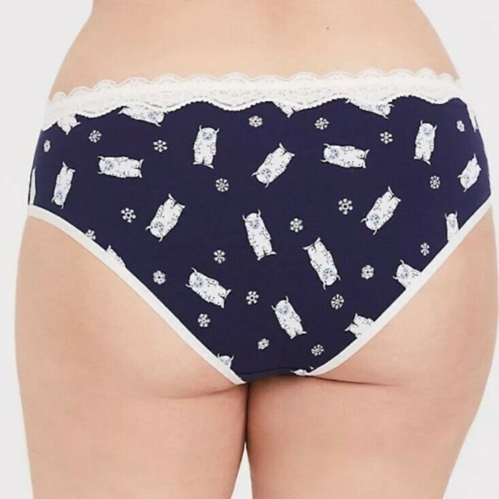 Torrid Curve NWT Plus Size 2 (18/20) Hipster Panty Abominable Snowman Yeti Rare - Picture 4 of 10